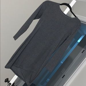 Grey long sleeve dress
